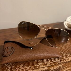 Rayban Aviator Gradient Brown
